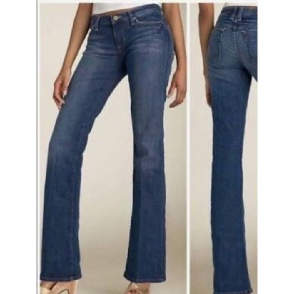 Joes Jeans Socialite Flare Leg‎ Blue Denim Jeans Womens Size 28 Low Rise Bootcut